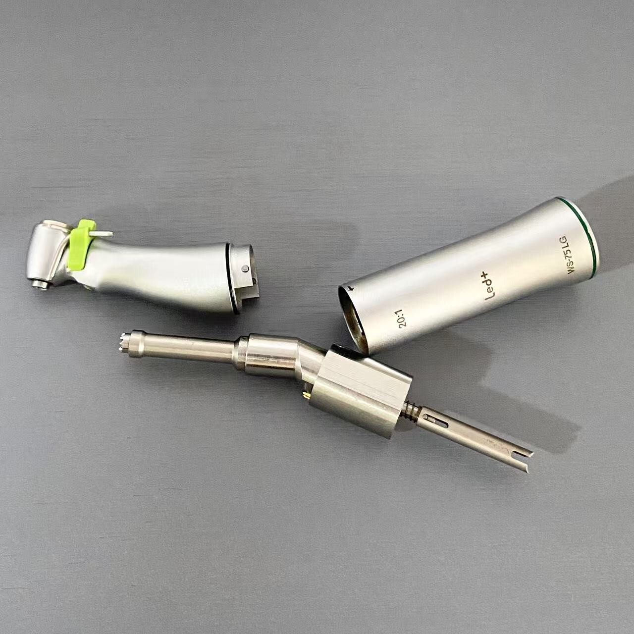 New WS-75 LG 20:1 LED+ Contra Angle E-Type for W&H Dental Implant Surgical Motor