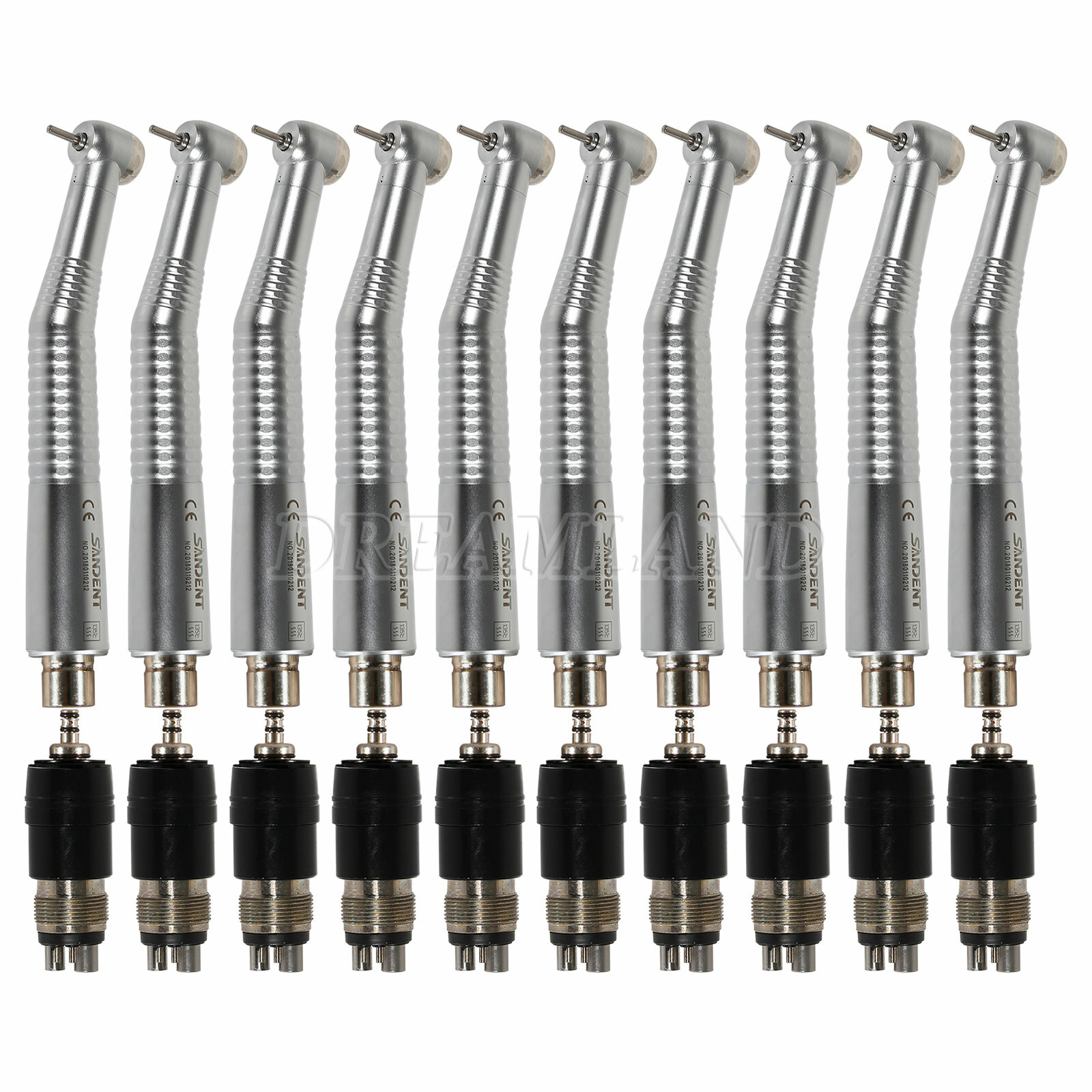 1-10 xSmall Head NSK Style Dental High Speed Handpiece with 4Hole Coupler