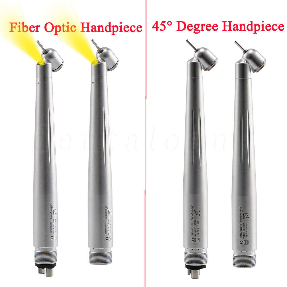 Dental (LED E-generator) High Speed Handpiece Push Button 2Holes/4Holes Surgical