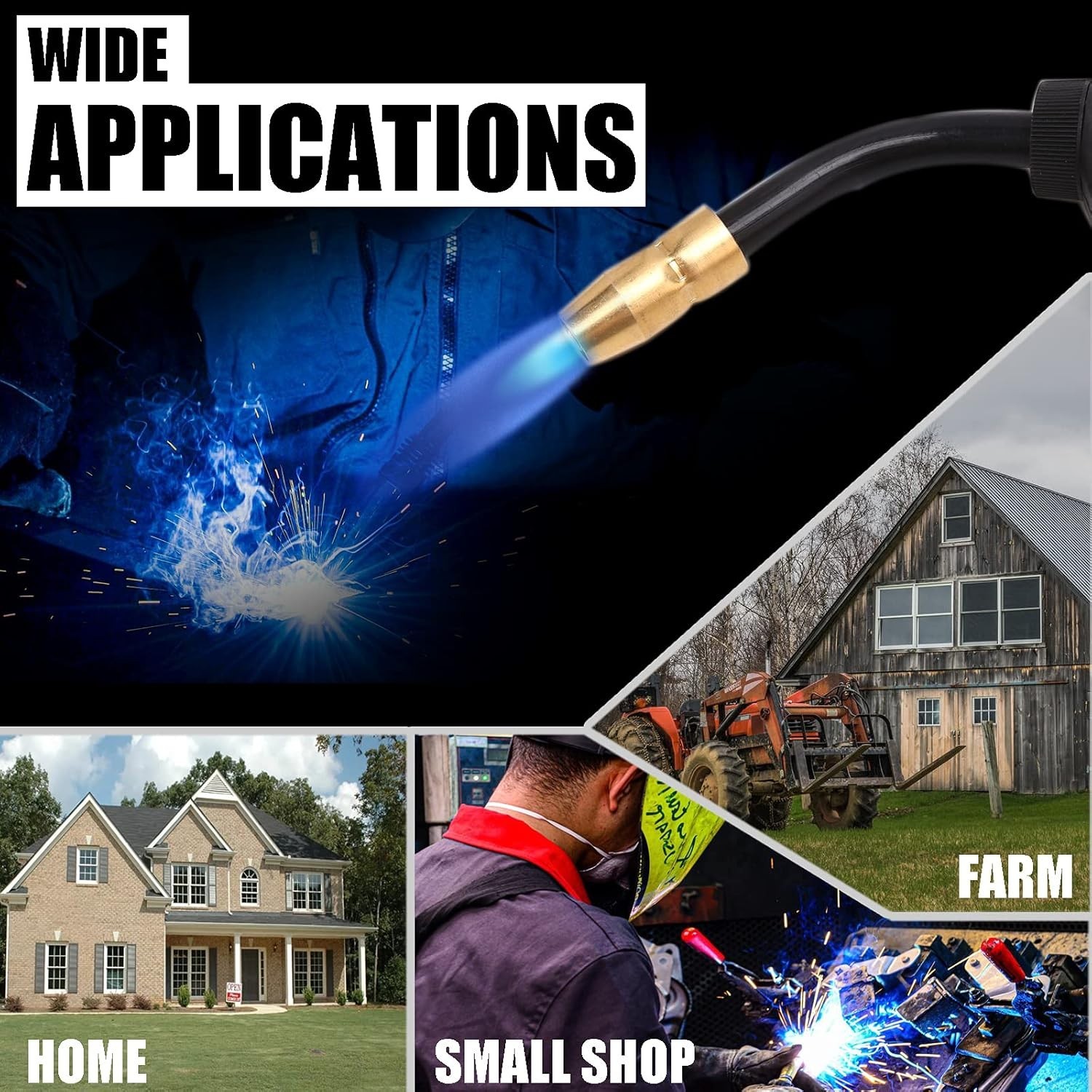 High-Performance 15FT MIG Welding Gun for Miller & Multi-Model Compatibility