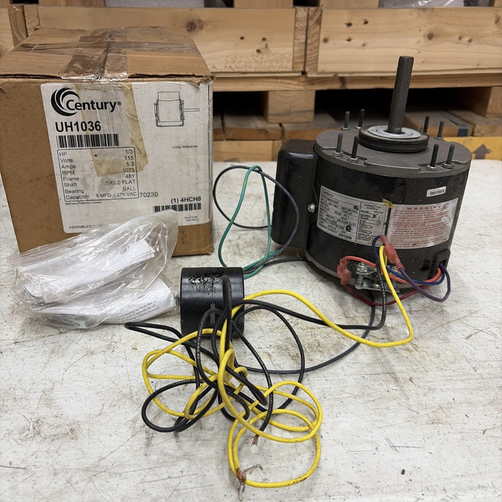 Century Uh1036v1 Unit Heater Motor, 1/3 Hp Fast Free Shipping
