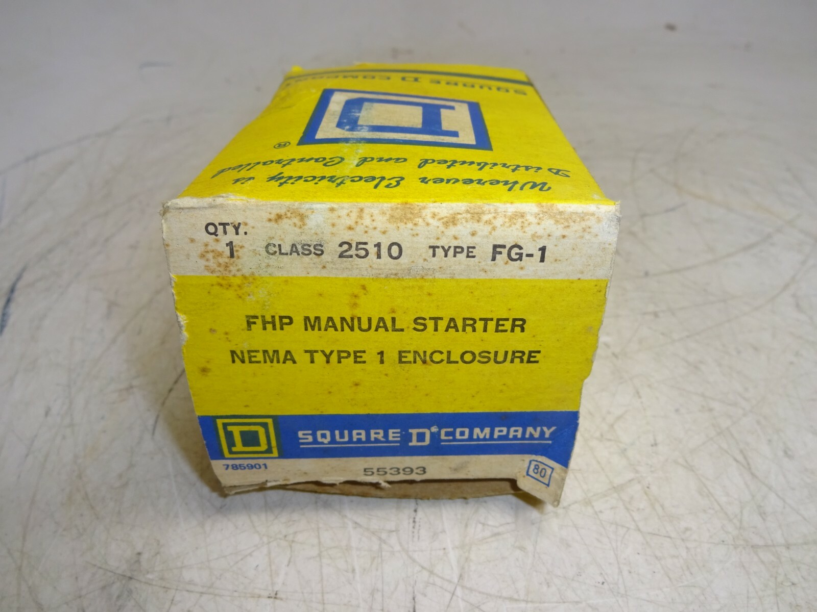 SQUARE D 2501 FG-1 MANUAL STARTER