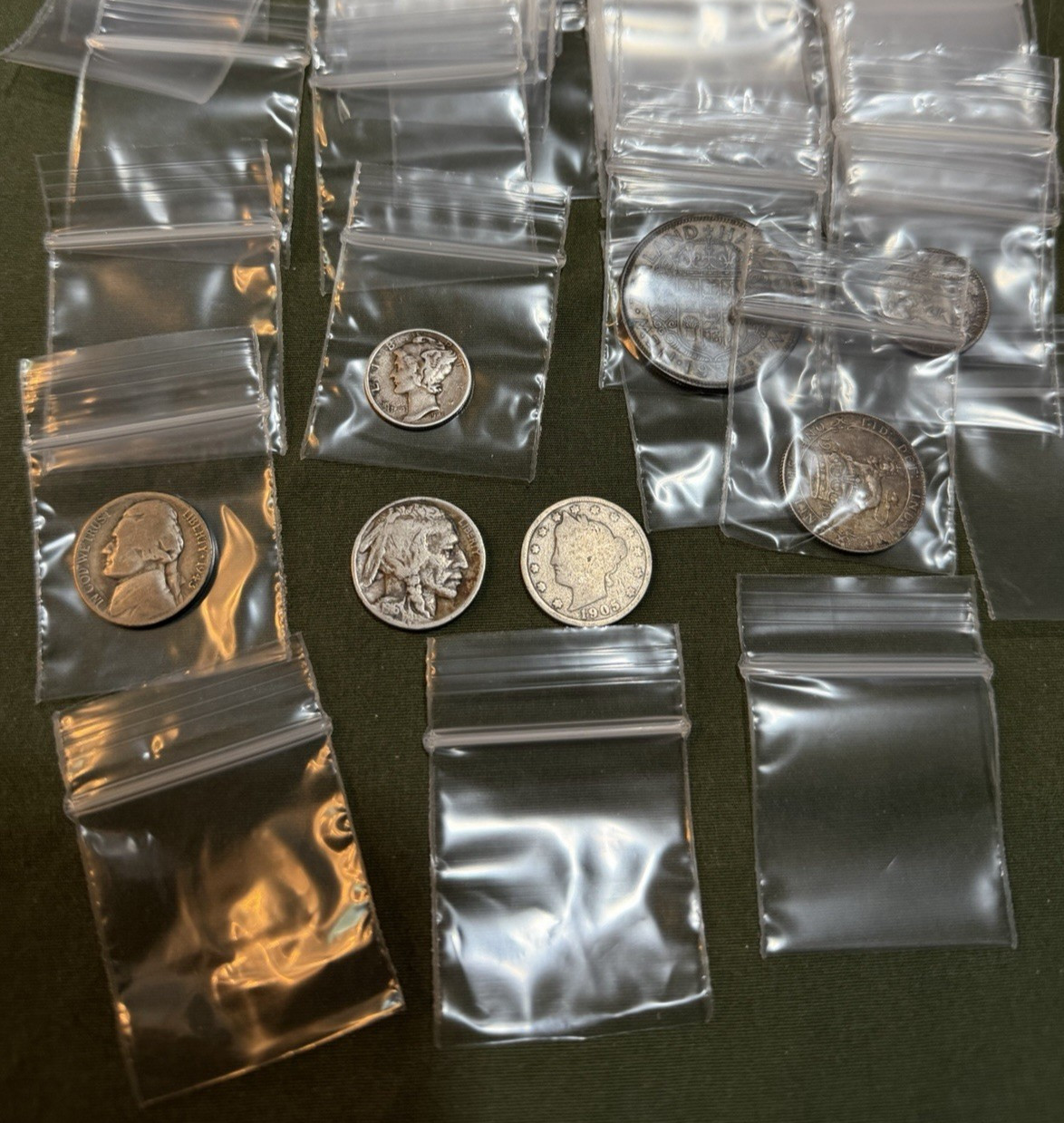 50 Clear Zip Seal Poly Bags for Jewelry, Coins, & Small Items – 2″ x 1.5″