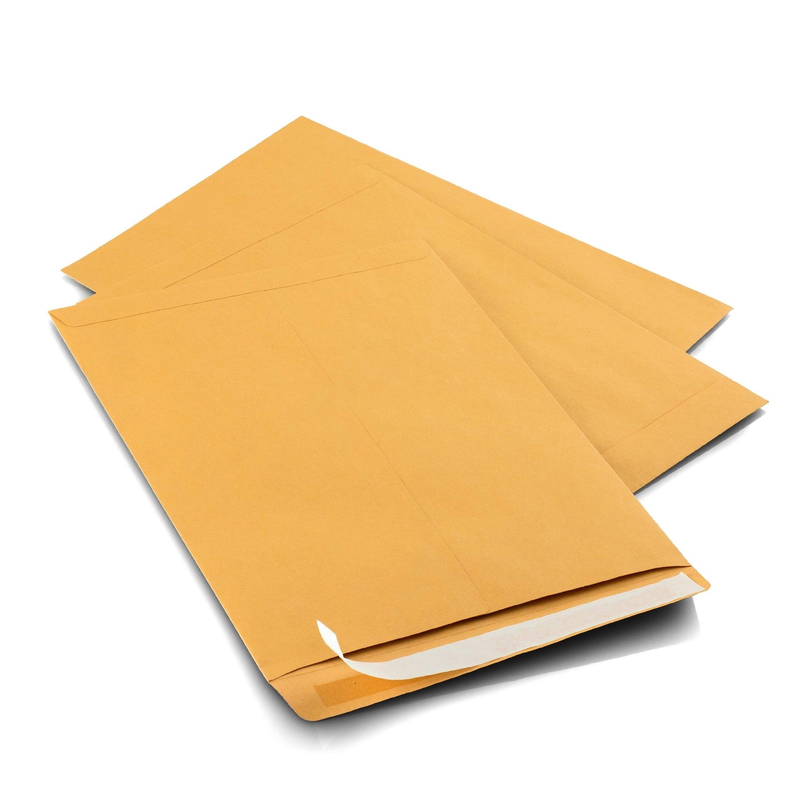 Aimoh 100 6 x 9 Self-Seal Brown Kraft Catalog Envelopes – 28lb, 100 Count, Ul…
