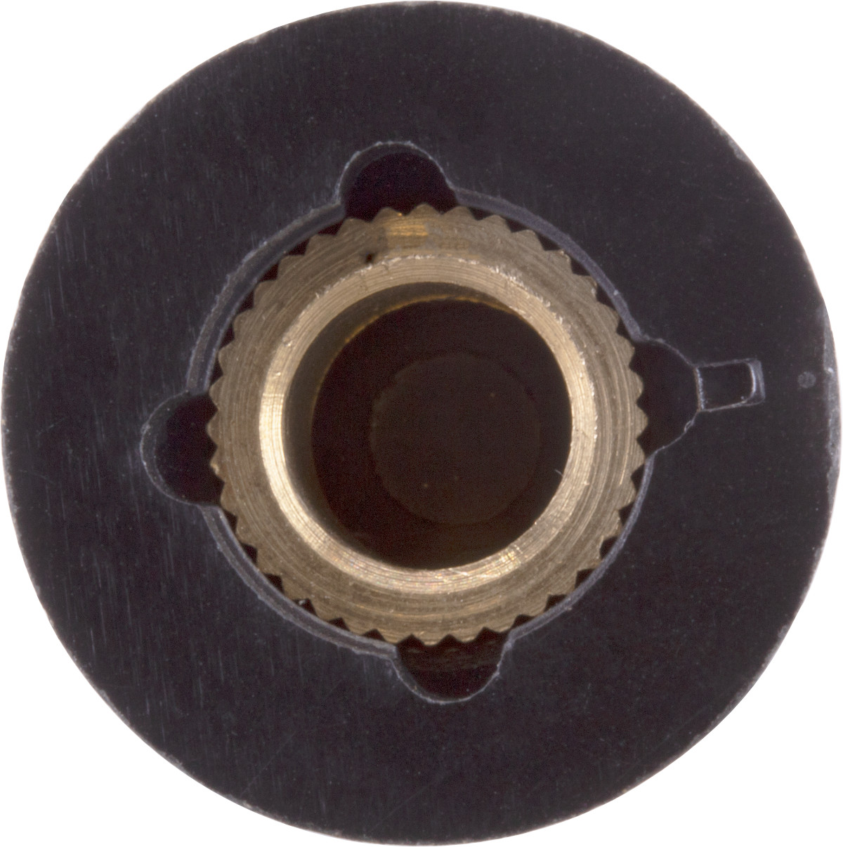 CED P-K415-19 BLACK ORANGE AMP SYTLE KNOB 19mm 1/4″SHAFT VINTAGE RADIO 1PC
