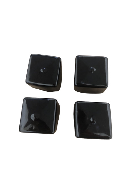 Pack of 10 Black End Strut Caps 1-5/8″ Plastic Vinyl Uni-Strut Safety Caps