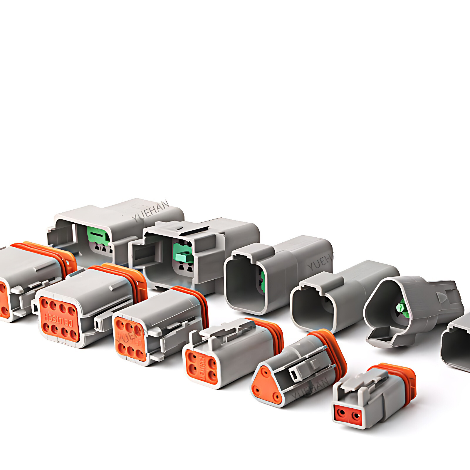 DEUTSCH DT SERIES MULTI PLUG WATERPROOF CONNECTOR 2 3 4 6 8 12PIN MALE & FEMALE
