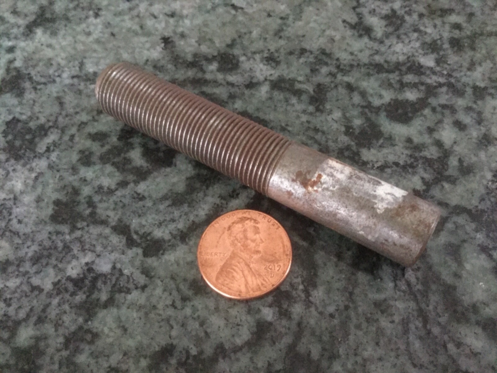 straight arbor holder machine shop blank 1/2 inch to 1/2-24 thread 1 3/4 long