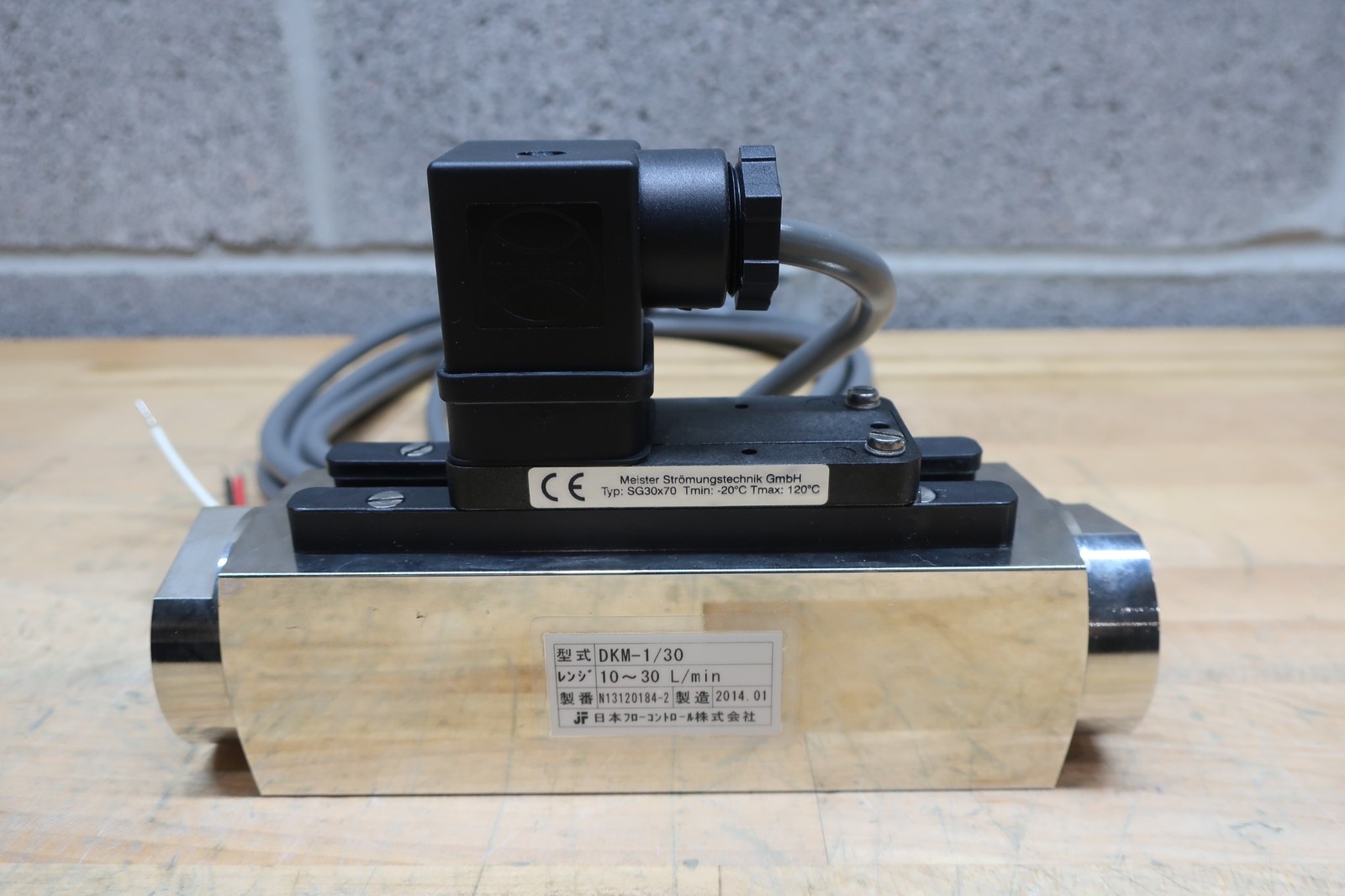 Meister DKM-1/30 | Flow Monitor, 10–30 l/min, 250–300 bar, Adj Switch