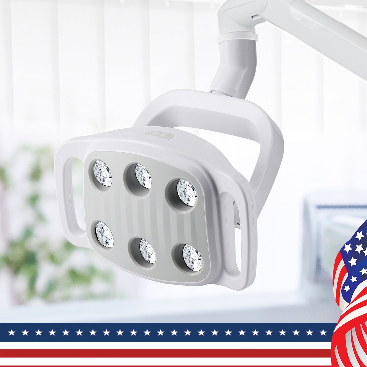 6 LED Dental Oral Light Operating Lamp Induction For Dental Unit Chair Tool