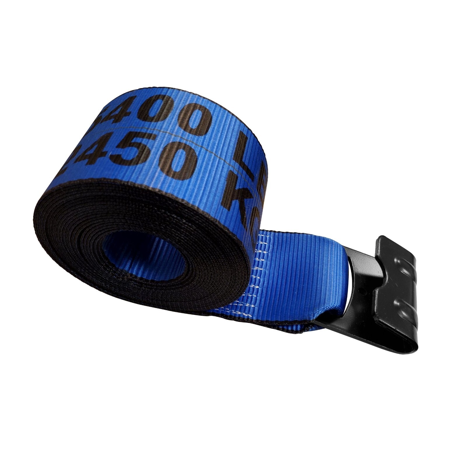 USA Heavy Duty 4″ x40′ Winch Strap Flat Hook Flatbed Truck Trailer Farm Tie Down