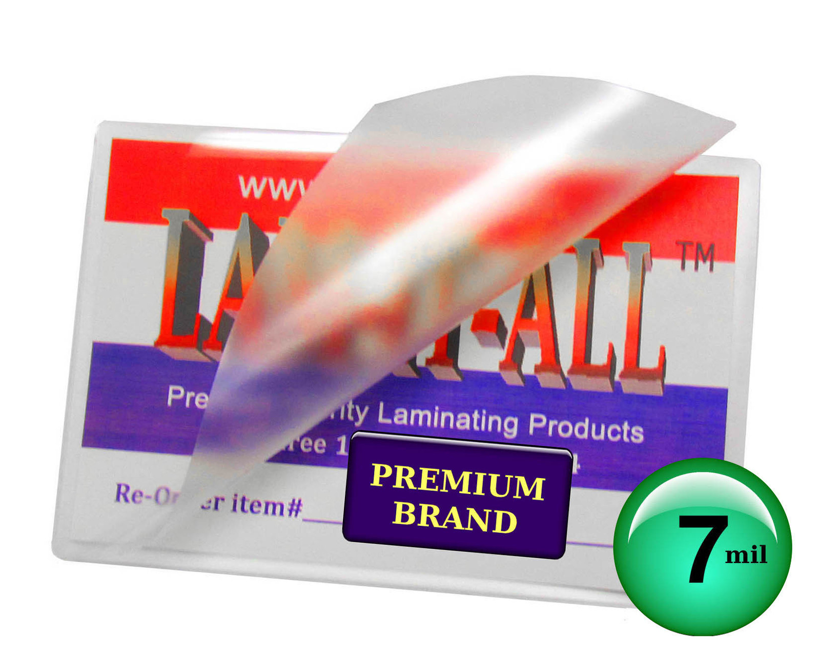 500/pack LAM-IT-ALL 7 Mil Hot Laminating Pouches 2.75 x 3.75 Wallet Photos or?