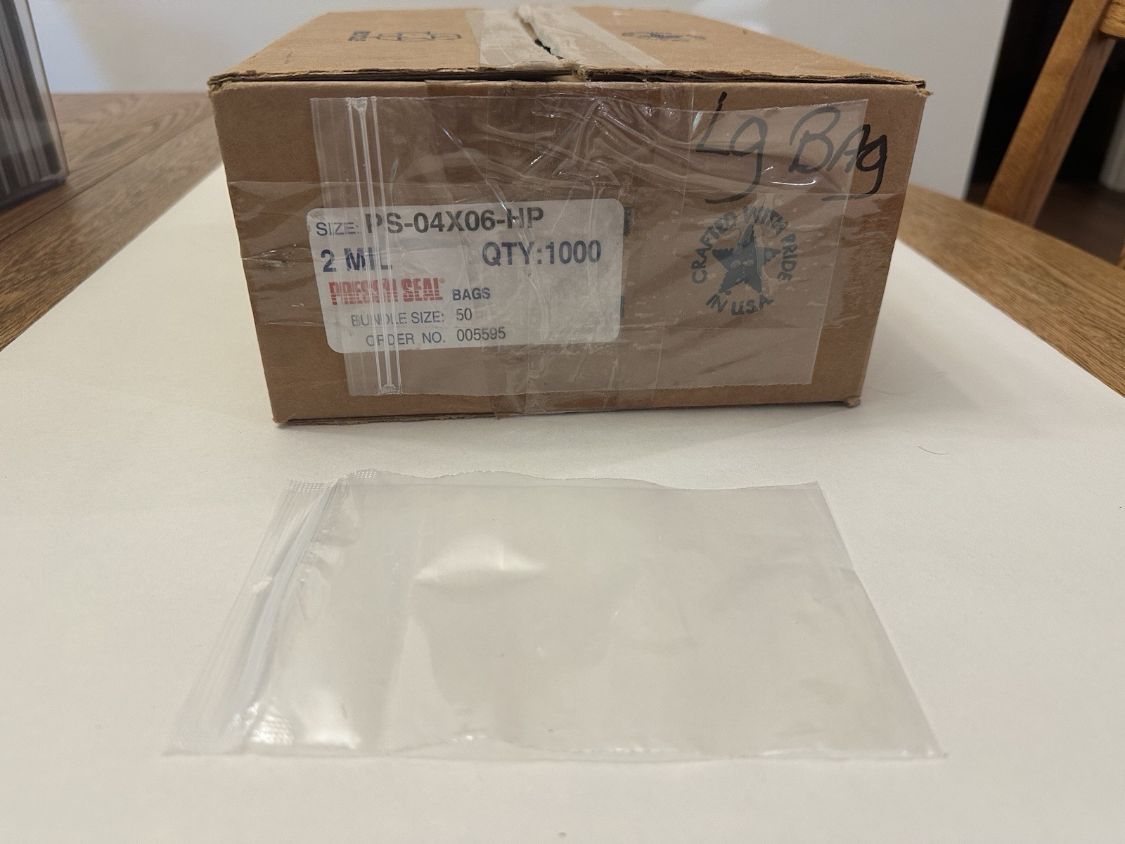 100 4×6 Resealable Clear Zipper Plastic Jewelry Bags 2Mil 4″x6″ inch w Hang Hole