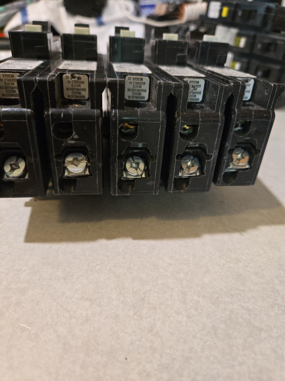 Lor of 5 Square D HOM115PCAFI Homeline – Arc Fault (AFCI) Circuit Breaker