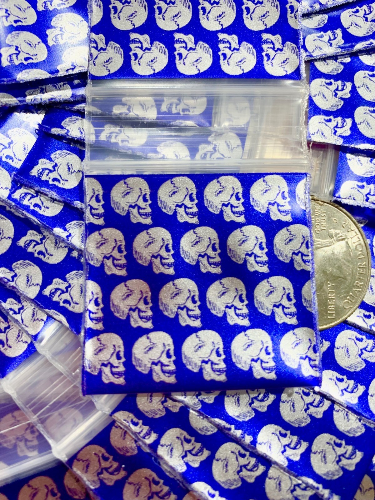 BaggiesSince1987 – 1515 Baggies Design Zip Bags METALLIC PRNT A1~76, READ DETAIL