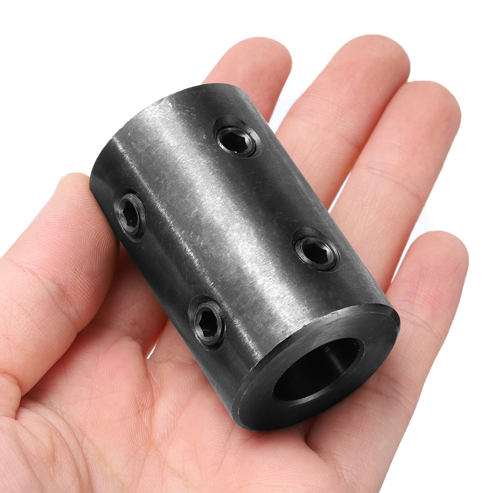 Shaft Coupling 5/8″ Bore 1-1/4″ OD 2″ Length Rigid Coupling 4 Set Screws