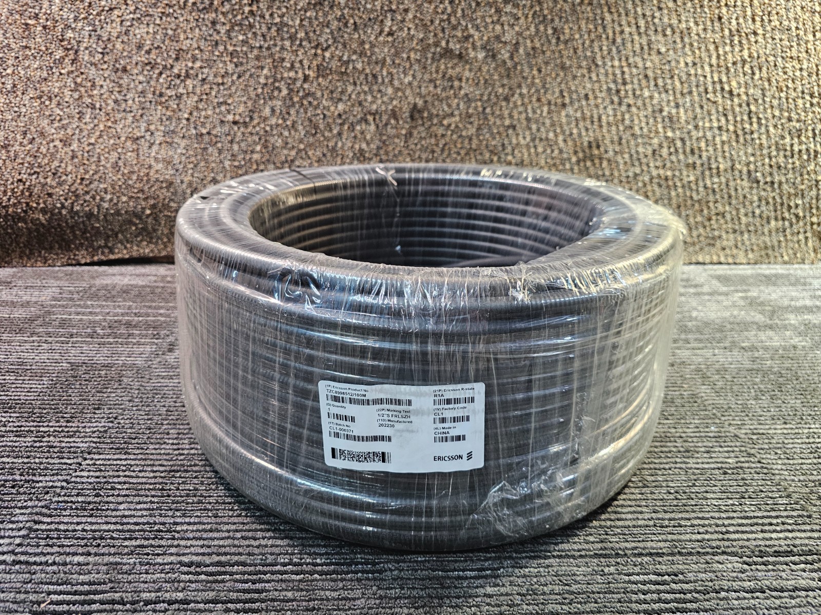 ERICSSON TZC8998512/100M SUPERFLEXIBLE COAXIAL CABLE 1/2″ 100 M LSZH CONDUCTOR