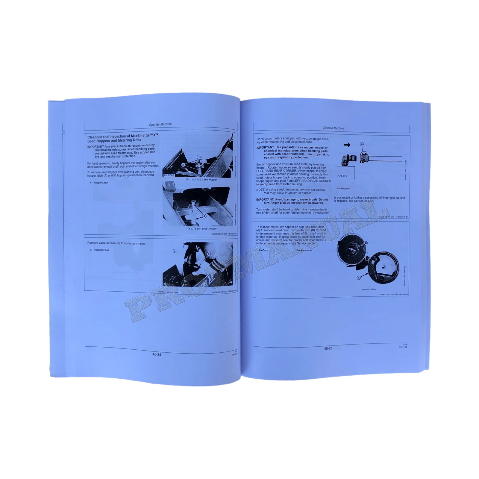 JOHN DEERE DB44 DB58 DB60 DB66 DB88 DB90 DB74 DB50 PLANTER OPERATORS MANUAL #4