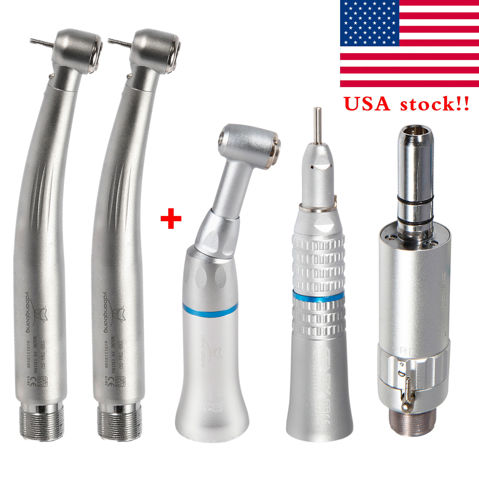 NSK Pana Max Style Dental LED High Low Speed Handpiece 2 Hole Air Turbine kit