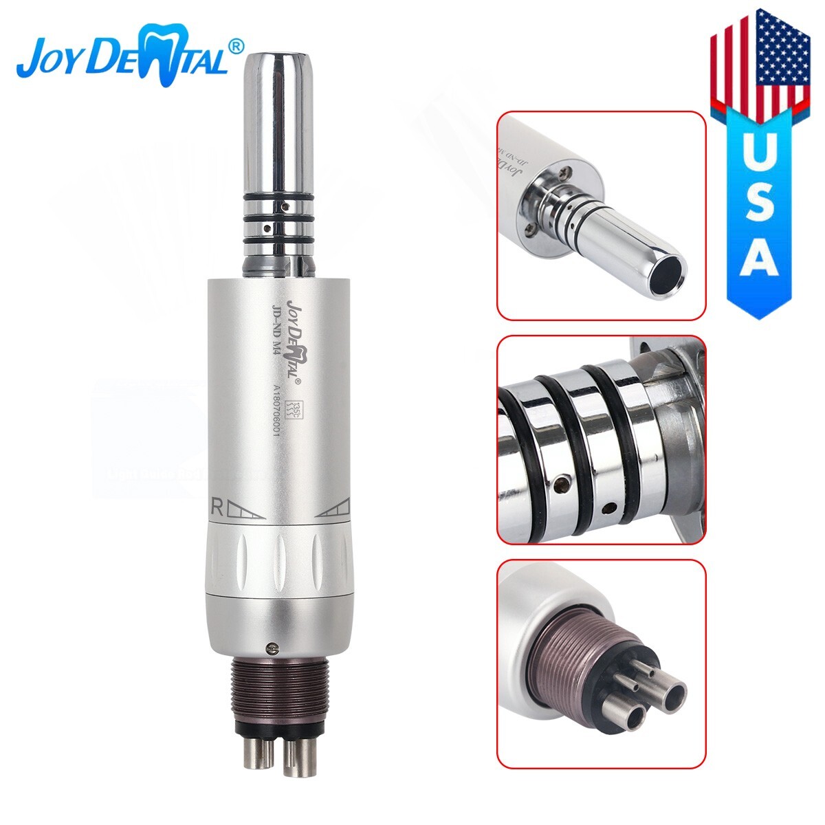Dental Slow Speed Air Motor Handpiece Cooling Unit Internal Water Spray 4Hole
