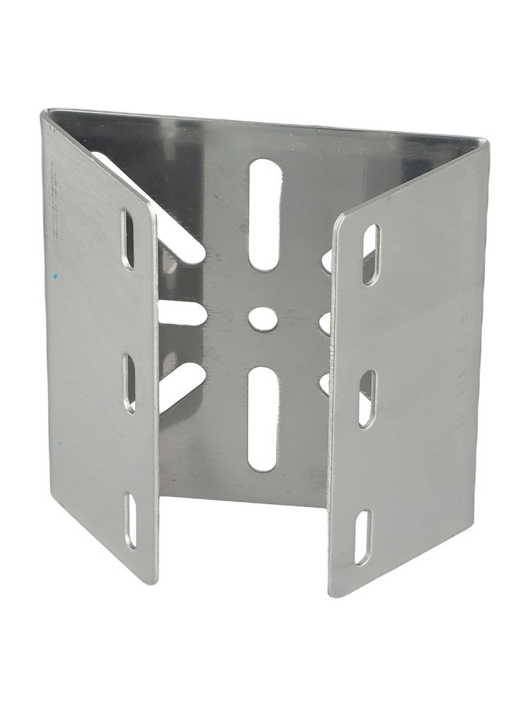 High Compatibility Stainless Steel Pole Bracket with Reinforced Steel Plate