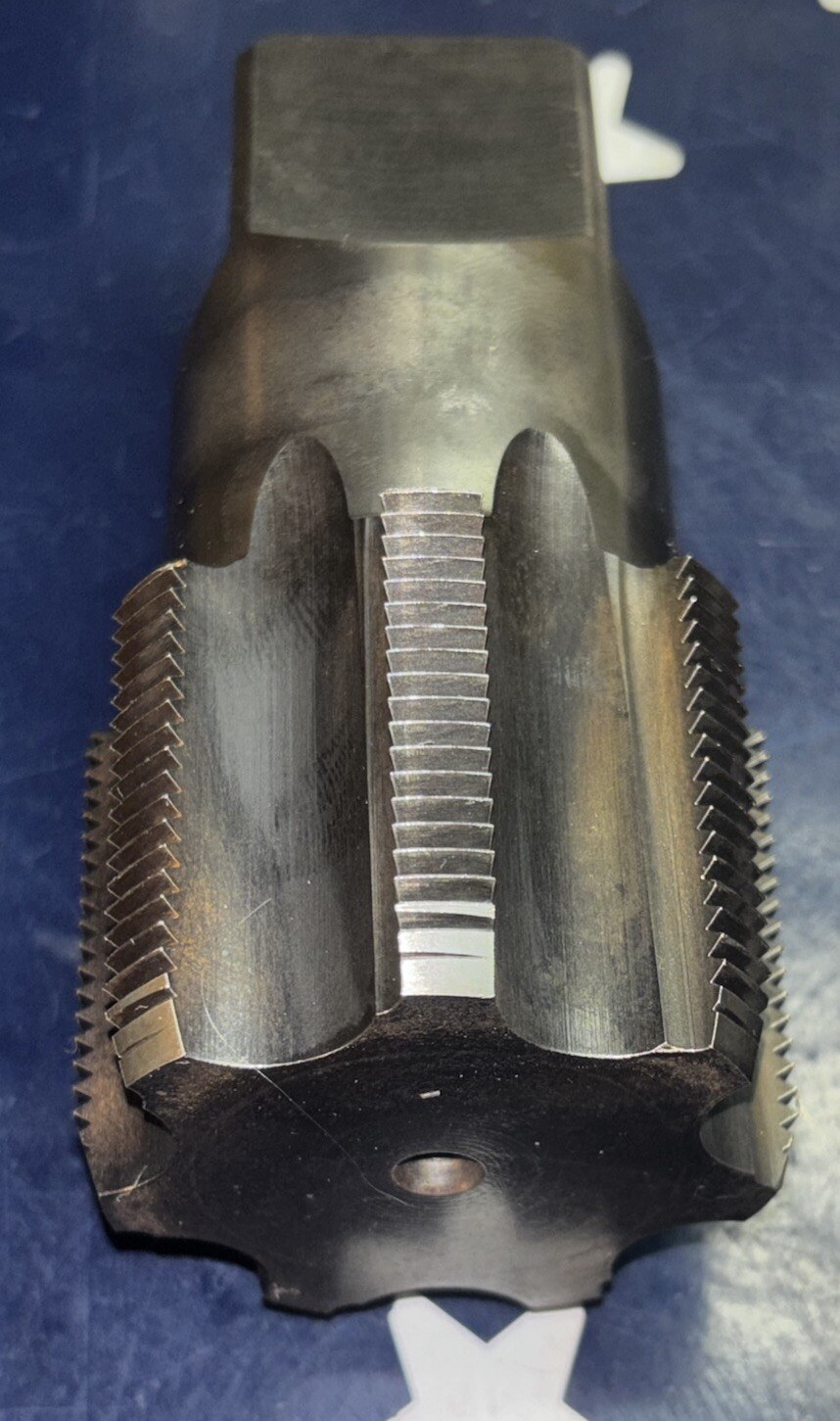R&N 2 in. – 11-1/2 NPT Pipe Tap 7FL HSS 2”-11-1/2 2” 11-1/2tpi Standard USA