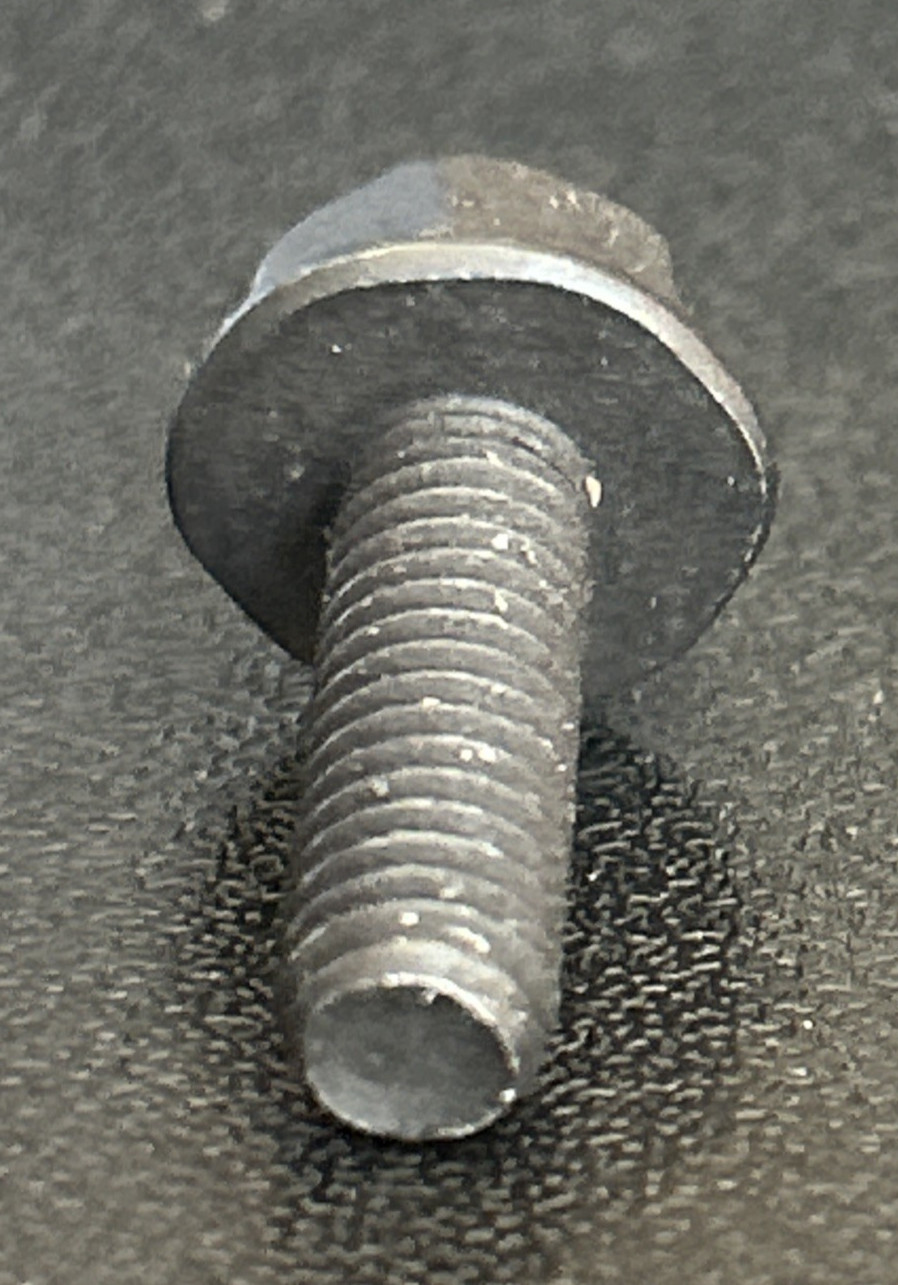 100qty M6 x 18mm Hex Flange Bolts Class 10.9 Black Oxide
