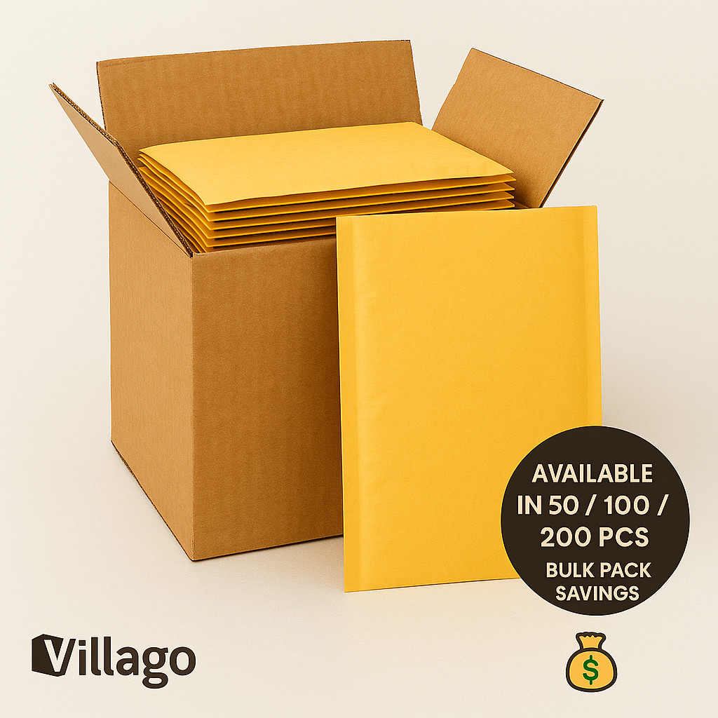 ANY SIZE KRAFT BUBBLE MAILERS SHIPPING MAILING PADDED BAGS ENVELOPES SELF SEAL