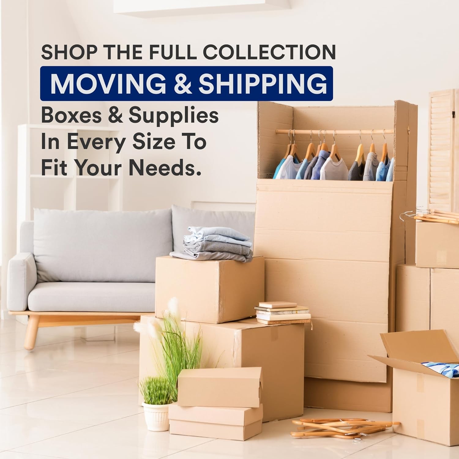 Moving Boxes 18x14x12 Medium 10 Pack Corrugated Shipping Packing Storage Box