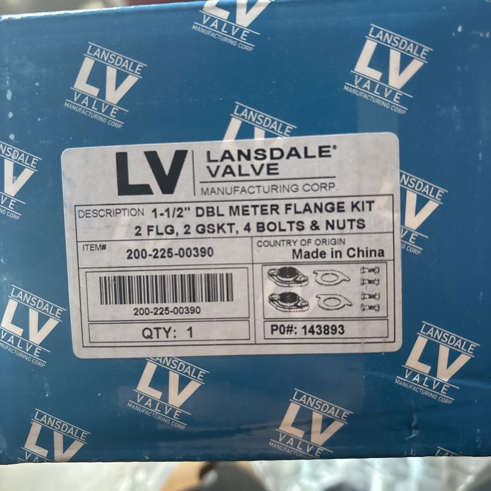1.5″ Meter Flange Kit