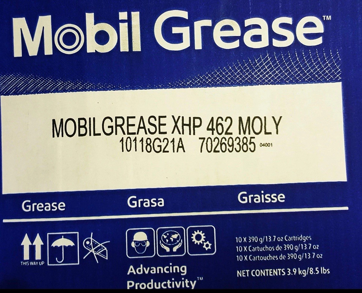 grease XHP 462 Moly One Box of (10) 13.7Oz Cartridges
