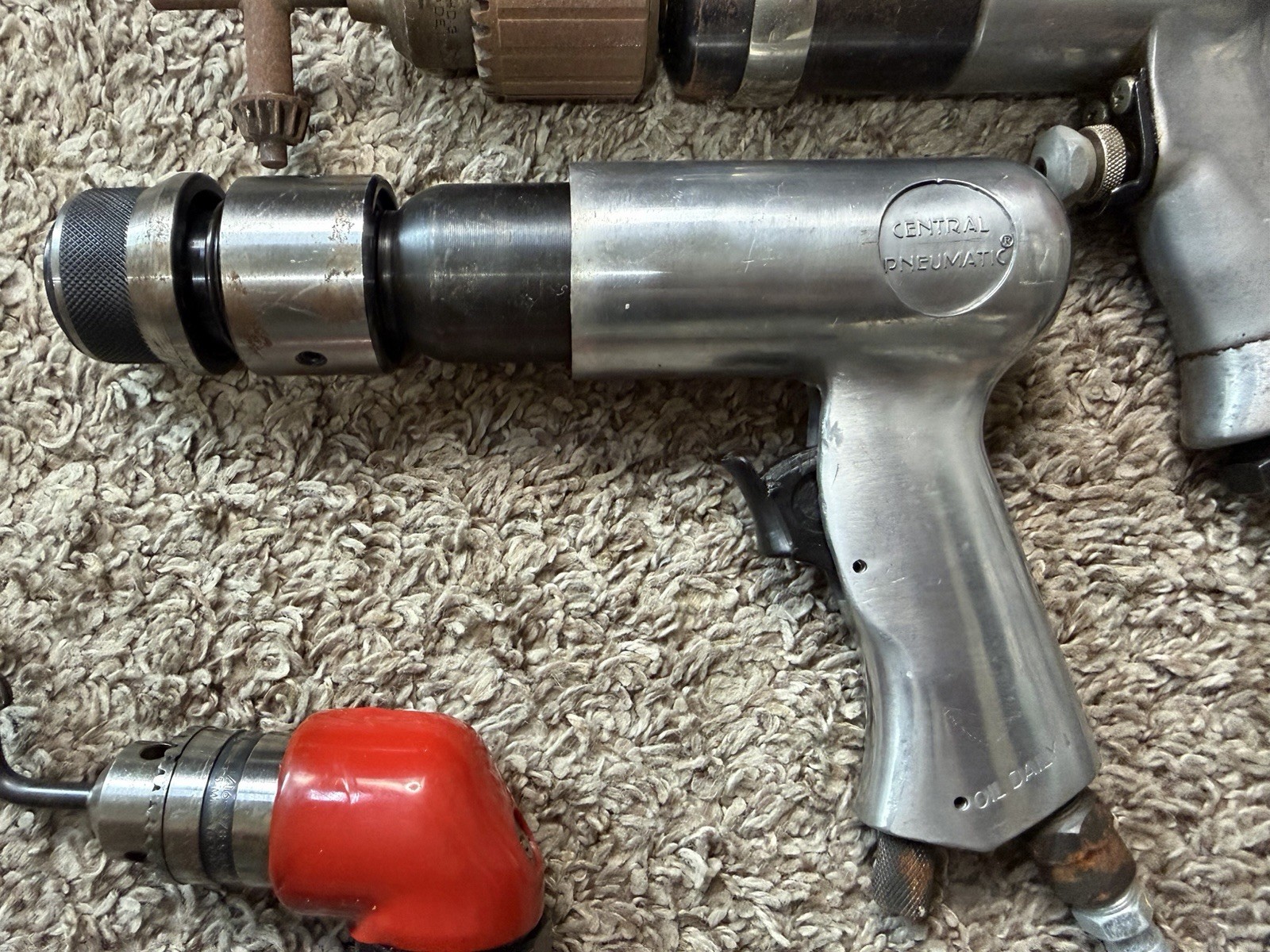 Lot Of 3 ~ Chicago & Central Pneumatic Air Drills