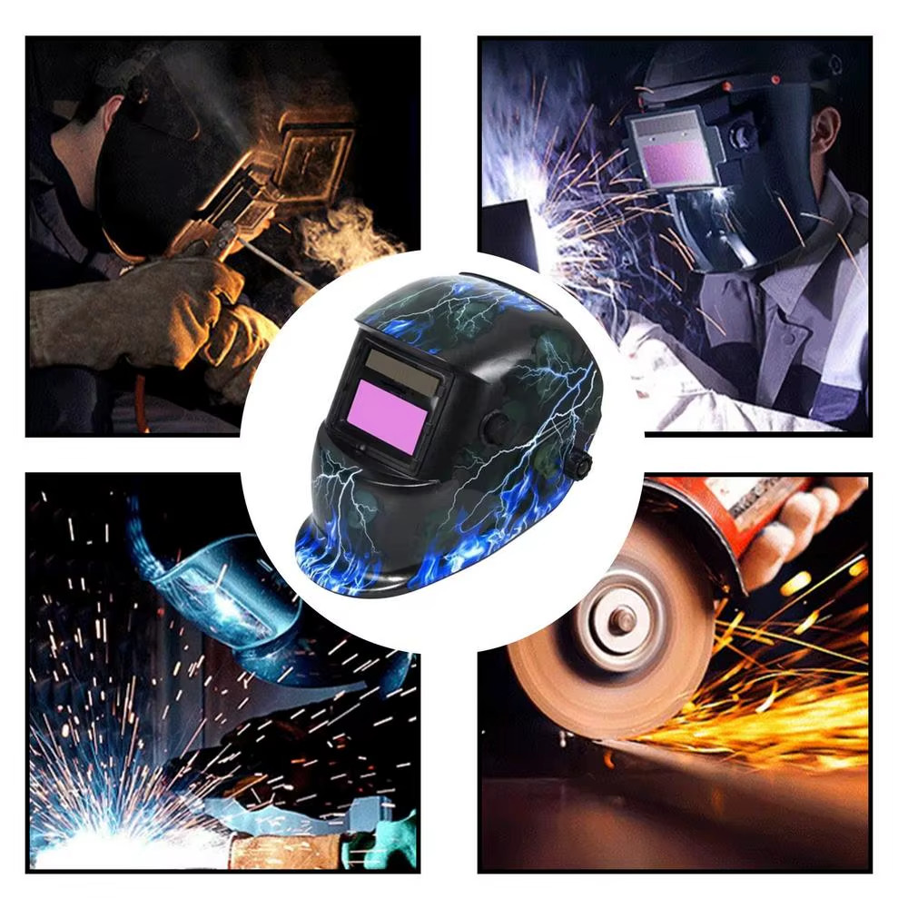True Color Solar Auto Darkening Welding Helmet Arc Tig Mig Grinding Hood
