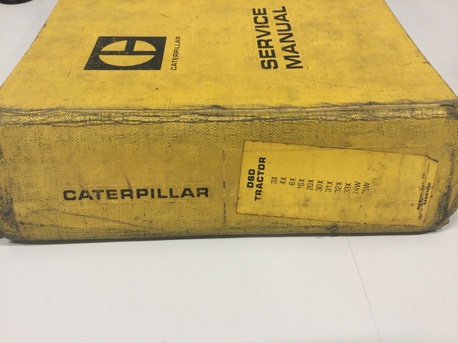 CAT CATERPILLAR D6D TRACTOR SHOP REPAIR SERVICE MANUAL 3X 4X 6X 19X 20X 30X 31X