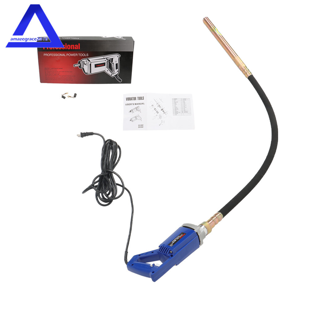 1500W Hand Held Concrete Vibrator Electric Vibrator 13000 Vibrations per Minute