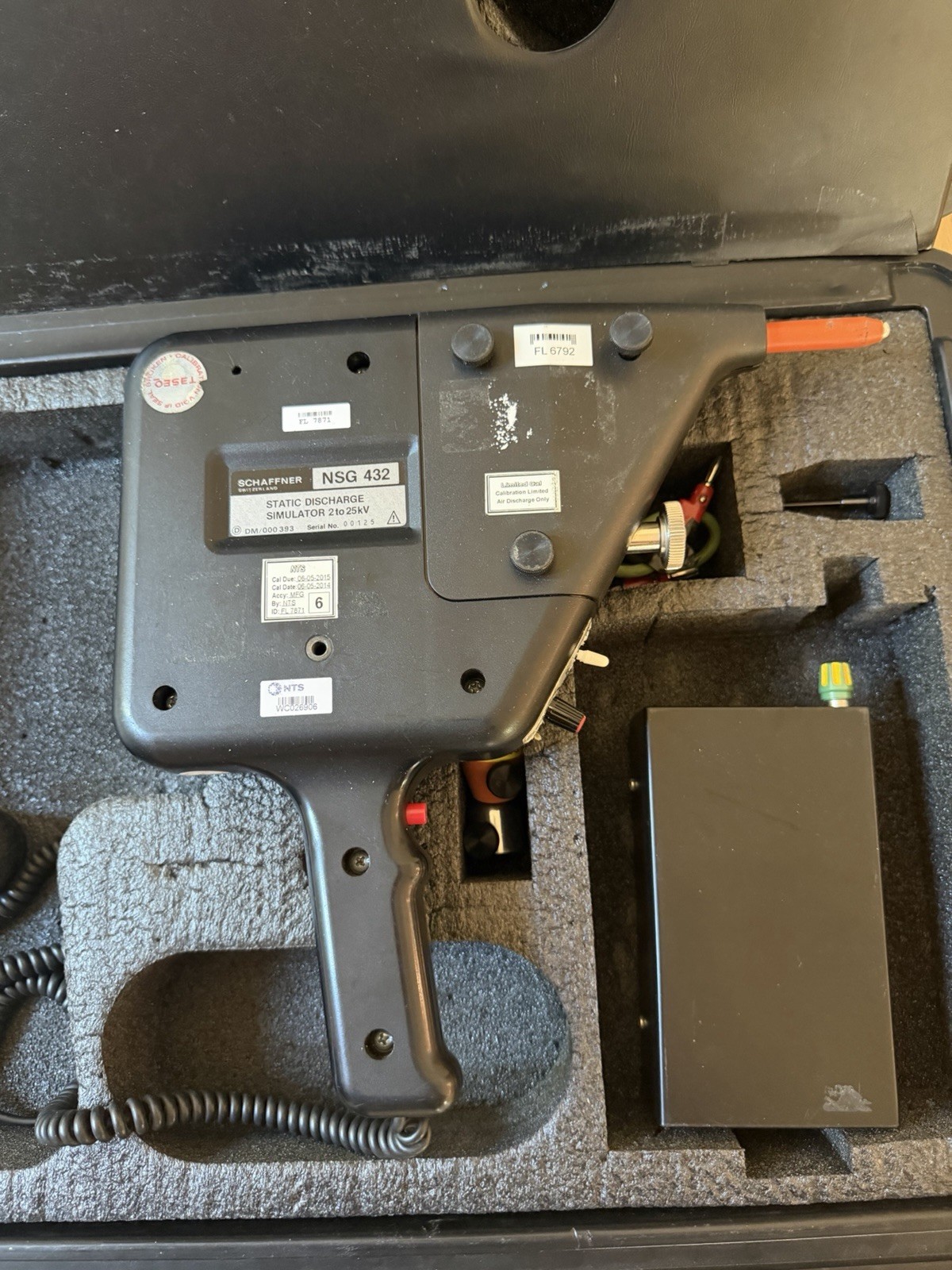 2 X Schaffner NSG432 Electrostatic Discharge Simulator with Accessories