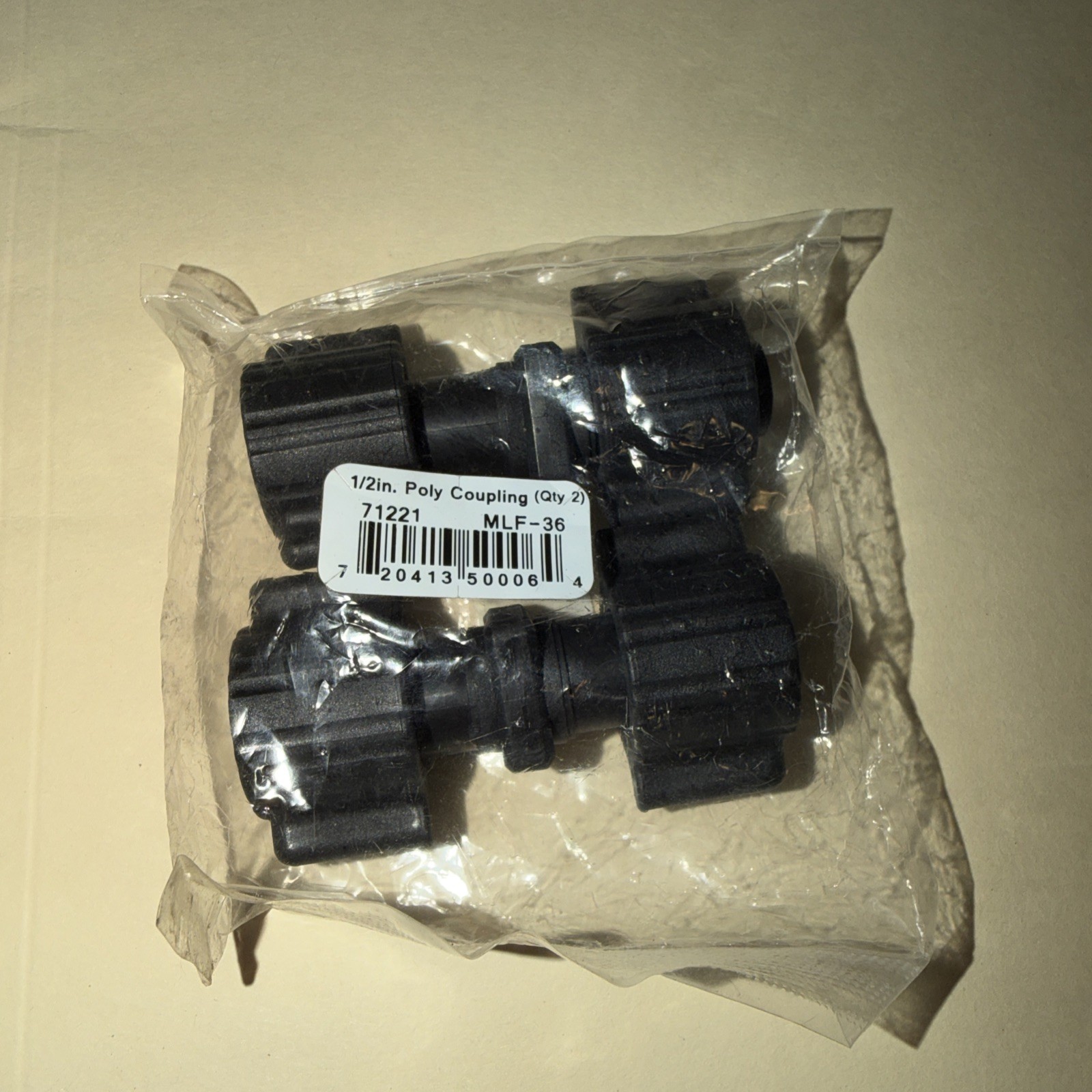 Mister Landscaper 1/2-in Poly Coupling 2 Pack MLF-36 71221