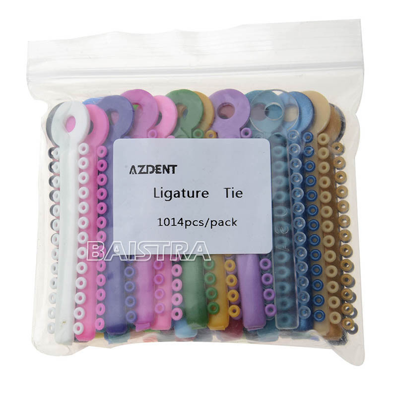 Dental Orthodontic Ligature Ties Elastic Rubber Bands 5Types Choose