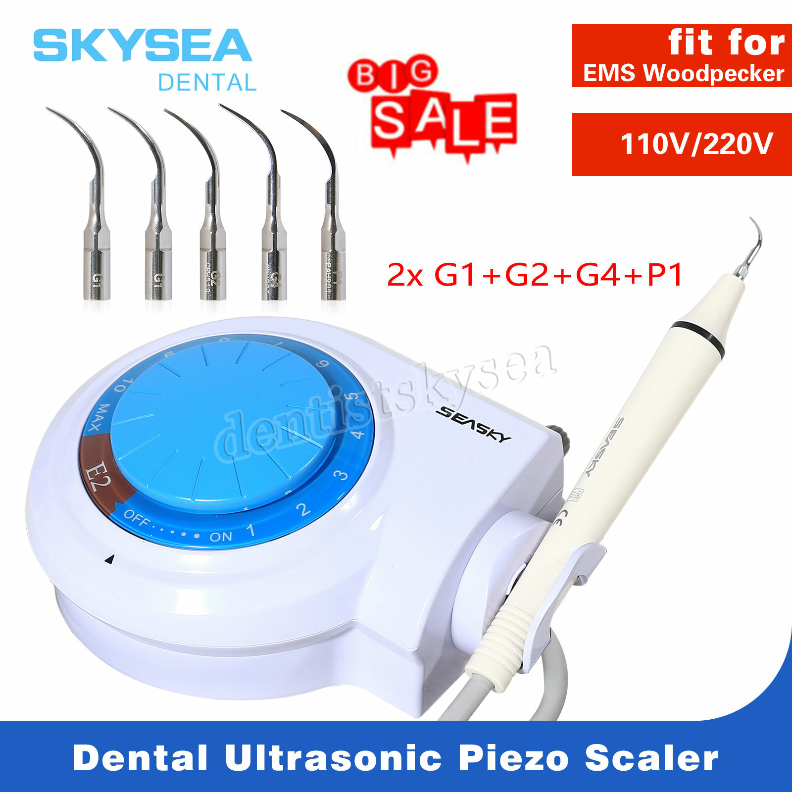 NEW Ultrasonic Dental Scaler Handpiece Tips fit Cavitron/EMS DTE/SATELEC 5TYPES