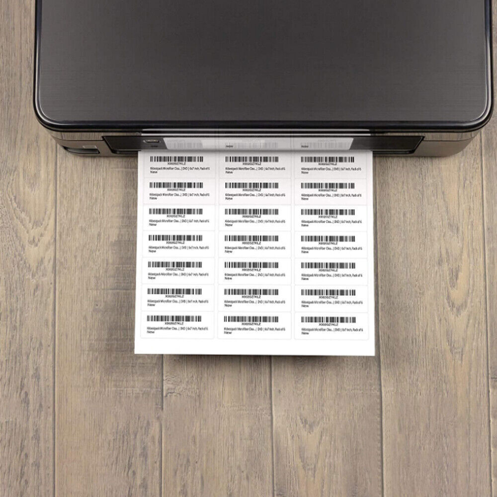 1″ x 2 5/8″ Address Shipping Labels Self-Adhesive Blank 30 UP for Laser & Inkjet