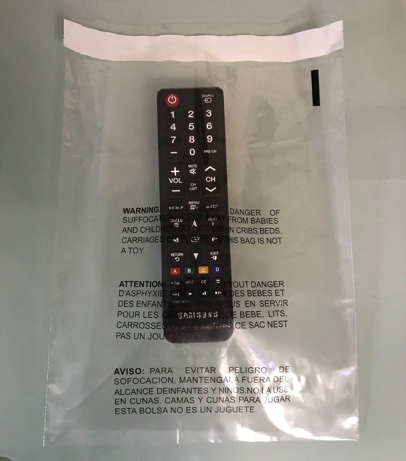 1000 12×16 Self Seal Suffocation Warning Clear Poly Bags 1.5 mil -ST ShipMailers