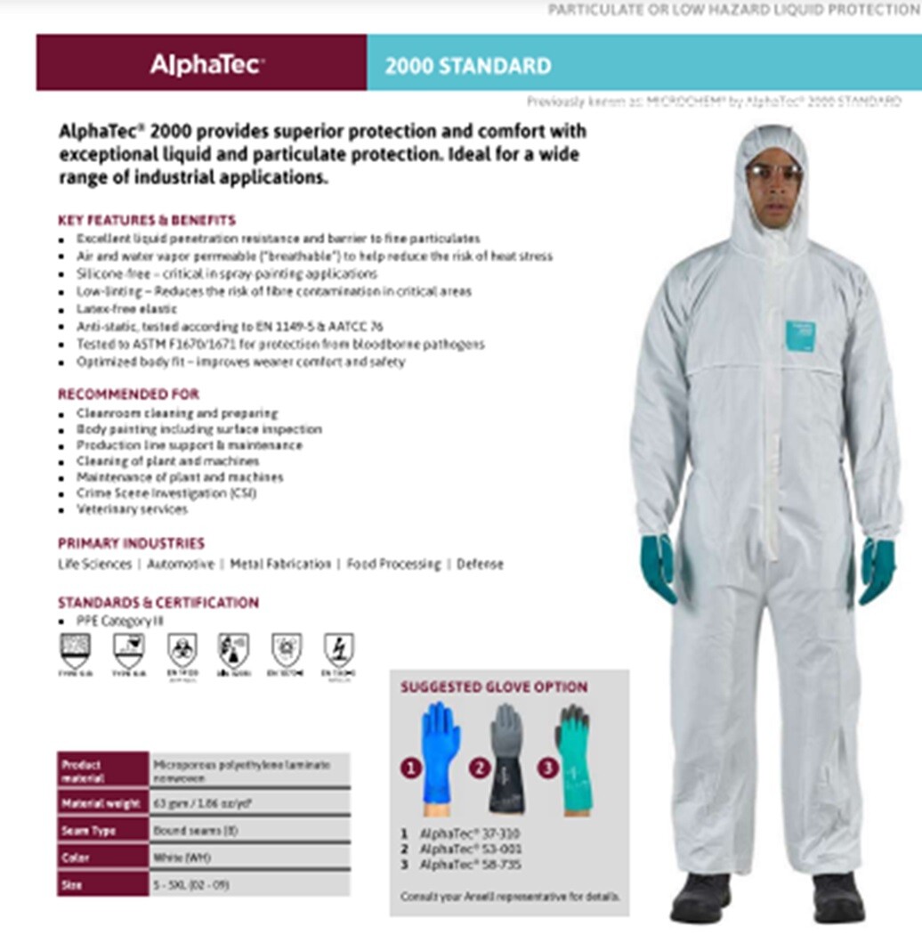 HAZMAT SUIT COVERALL cheaper than DUPONT TYVEK 400 3M ALL SIZES☣️☢️?