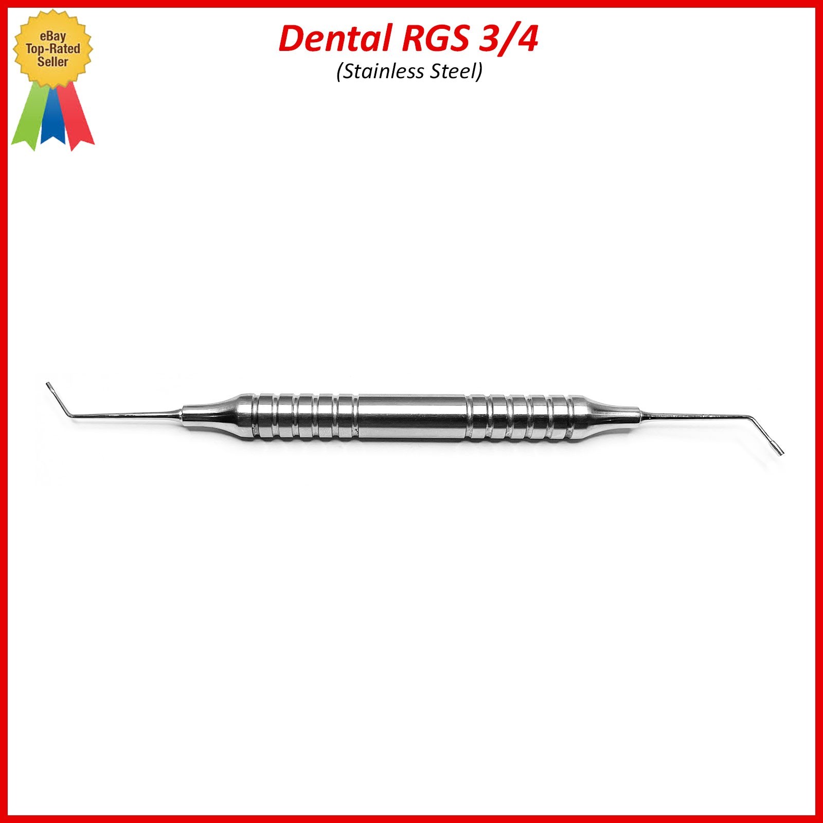 Dental Instrument RGS 3/4 Hollow Handle Depth Dimensions for Restorations
