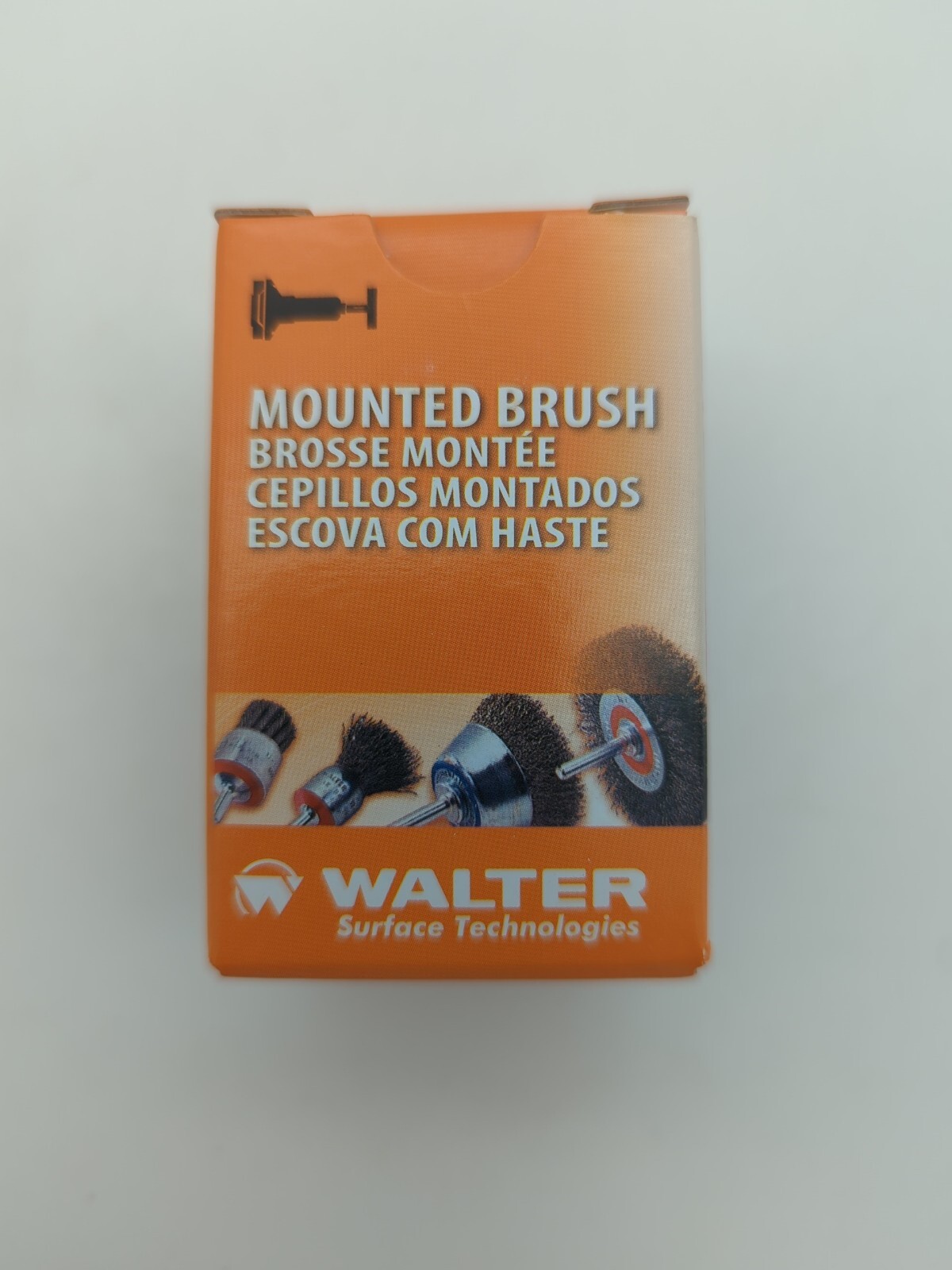 Walter 13C020 Knot Twisted Mounted Wire Brush – Carbon Steel Brush 25,000RPM Max
