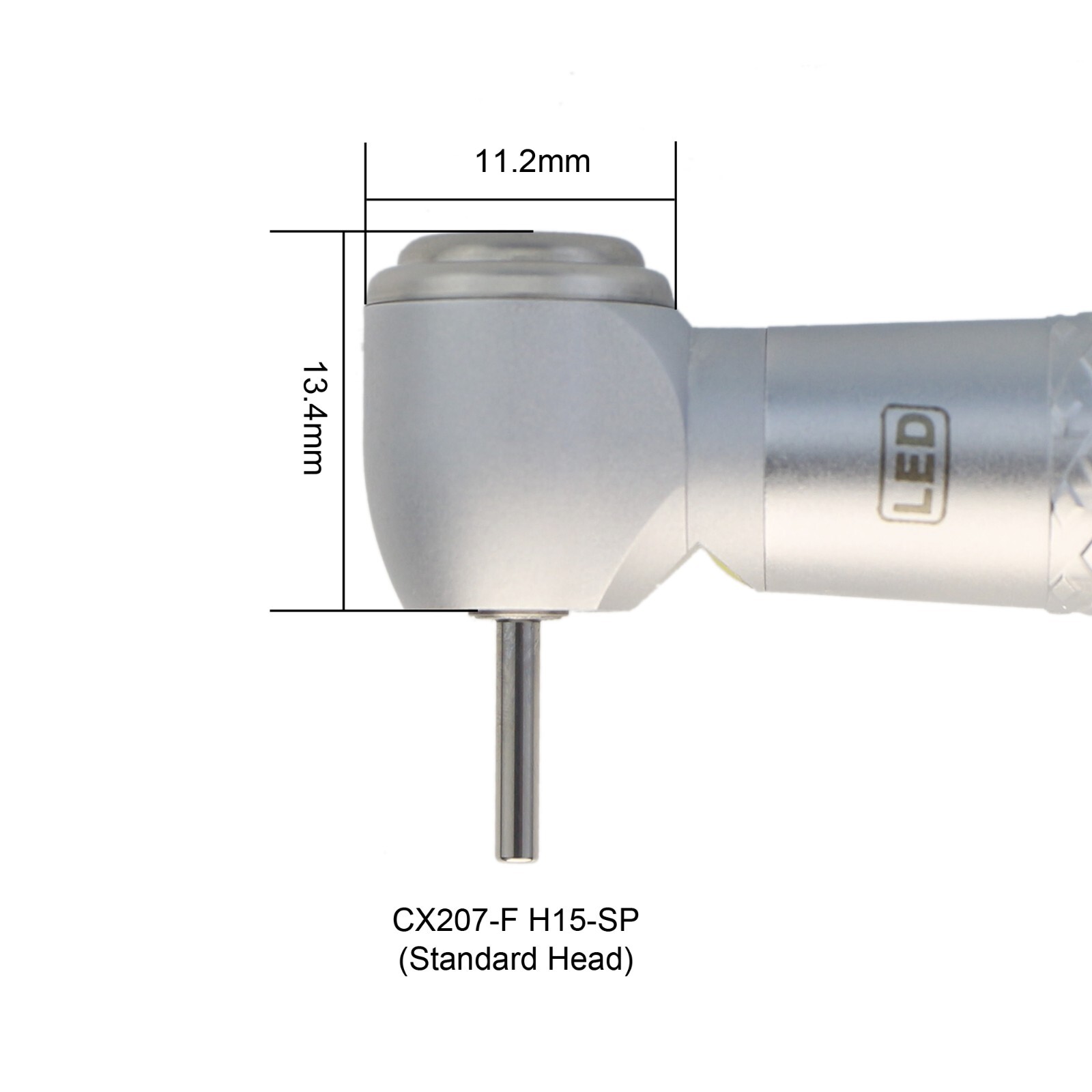 COXO Dental Self Power LED Handpiece CX207-F High Speed Turbine 2 4 Hole Midwest
