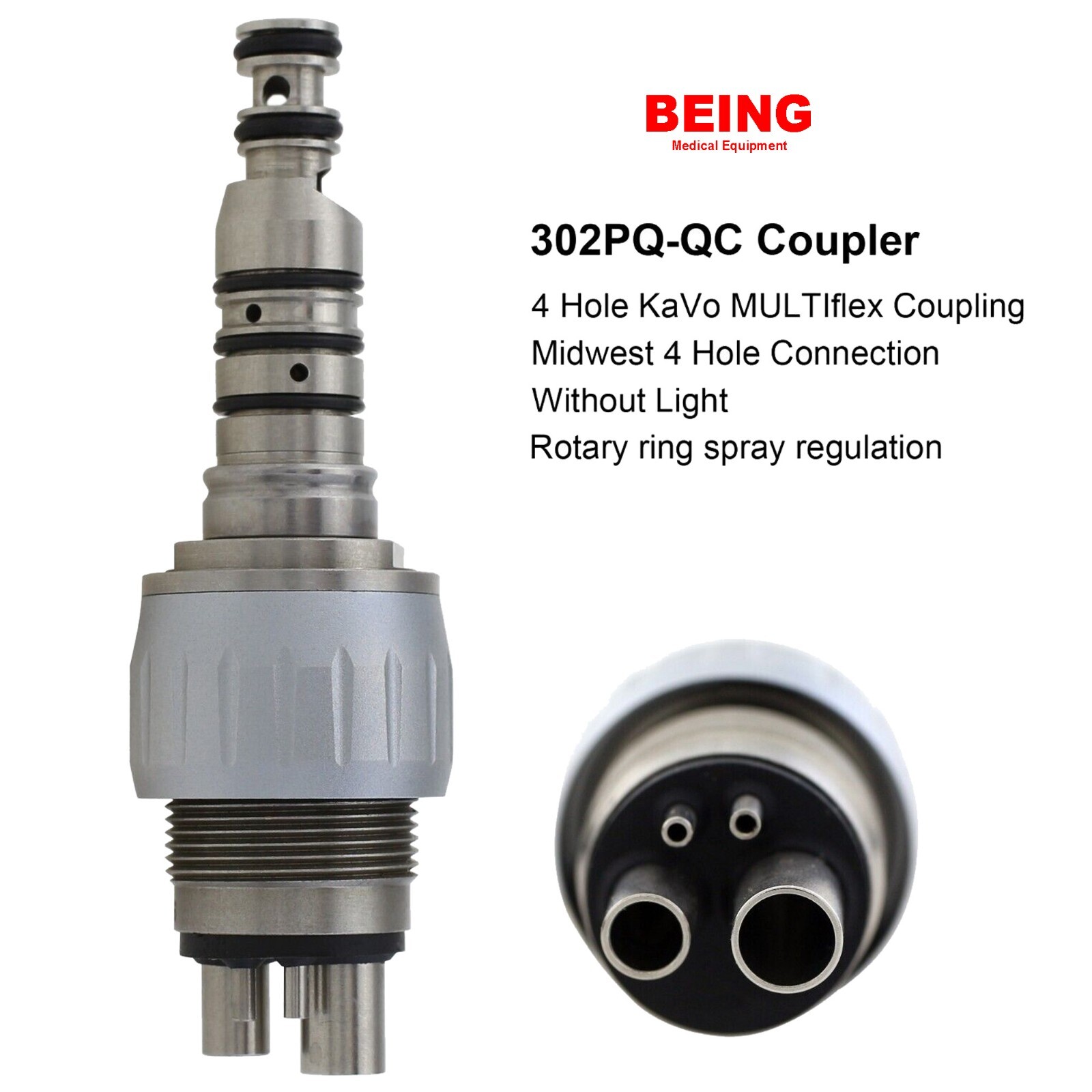 BEING Dental Small Mini Head High Speed Handpiece Fiber Optic For KaVo MULTIflex