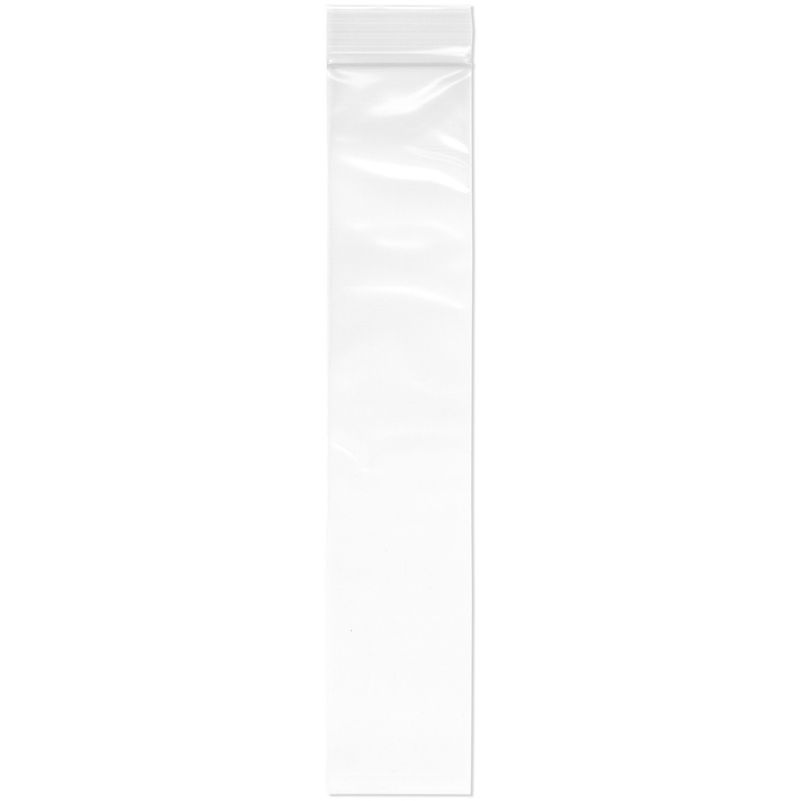 Plymor 2″ x 10″, 4 Mil Heavy Duty Zipper Reclosable Plastic Bags
