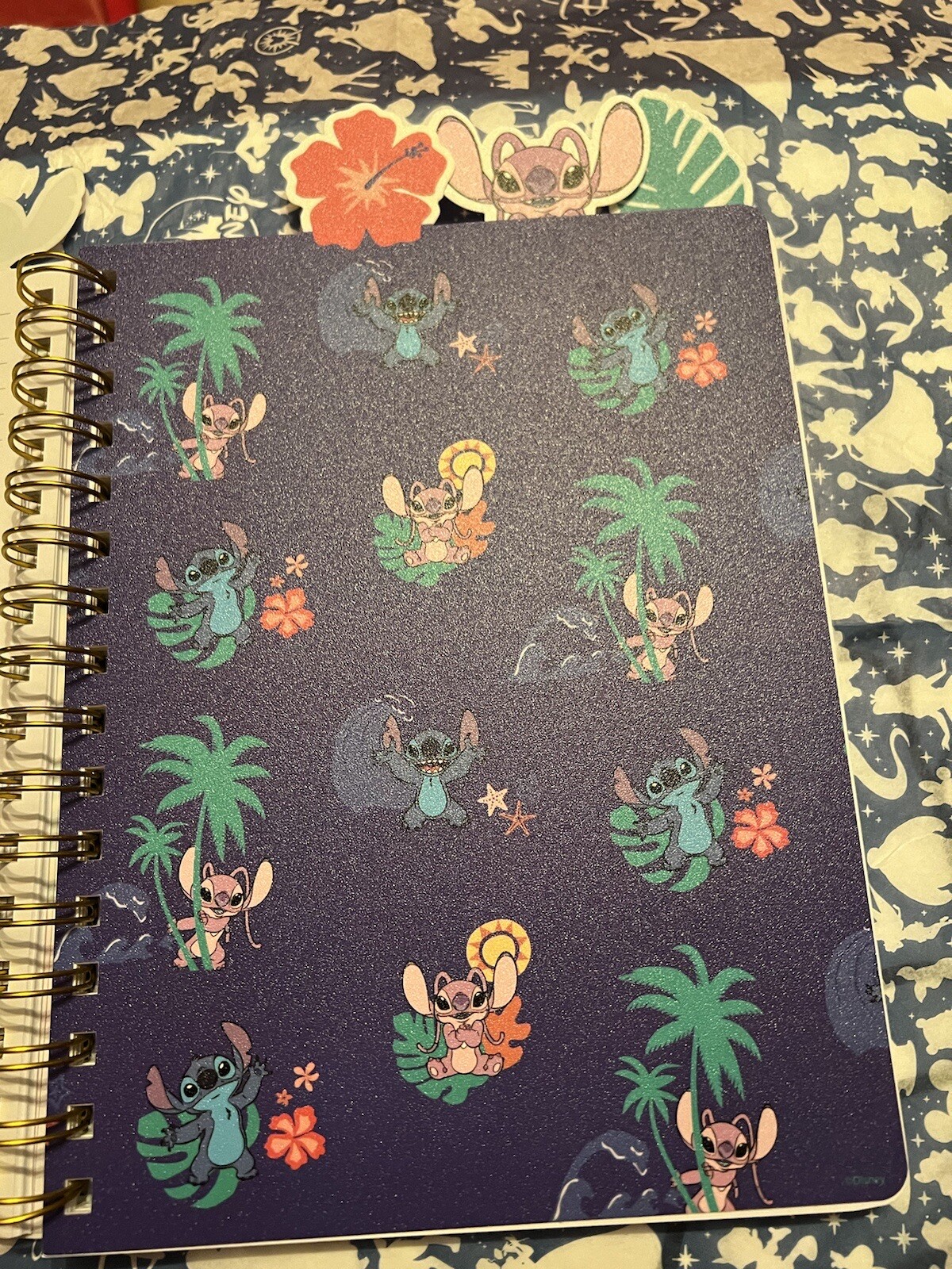 Stitch Journal Soft Plastic Cover with Tabs Aloha 96 Ruled Page