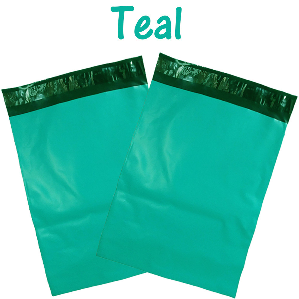 10×13″ Pink Teal Purple Blue Yellow Green Poly Mailers Flat Shipping Bags Combo