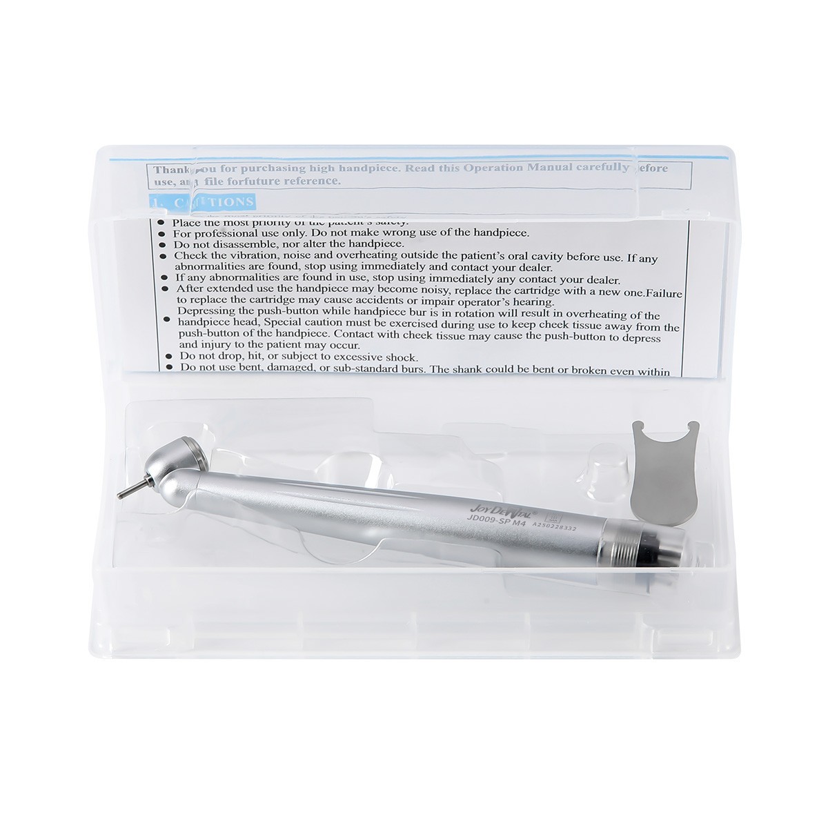 Dental Surgical 45° High Speed Handpiece Air Turbine Push Button 4 Hole